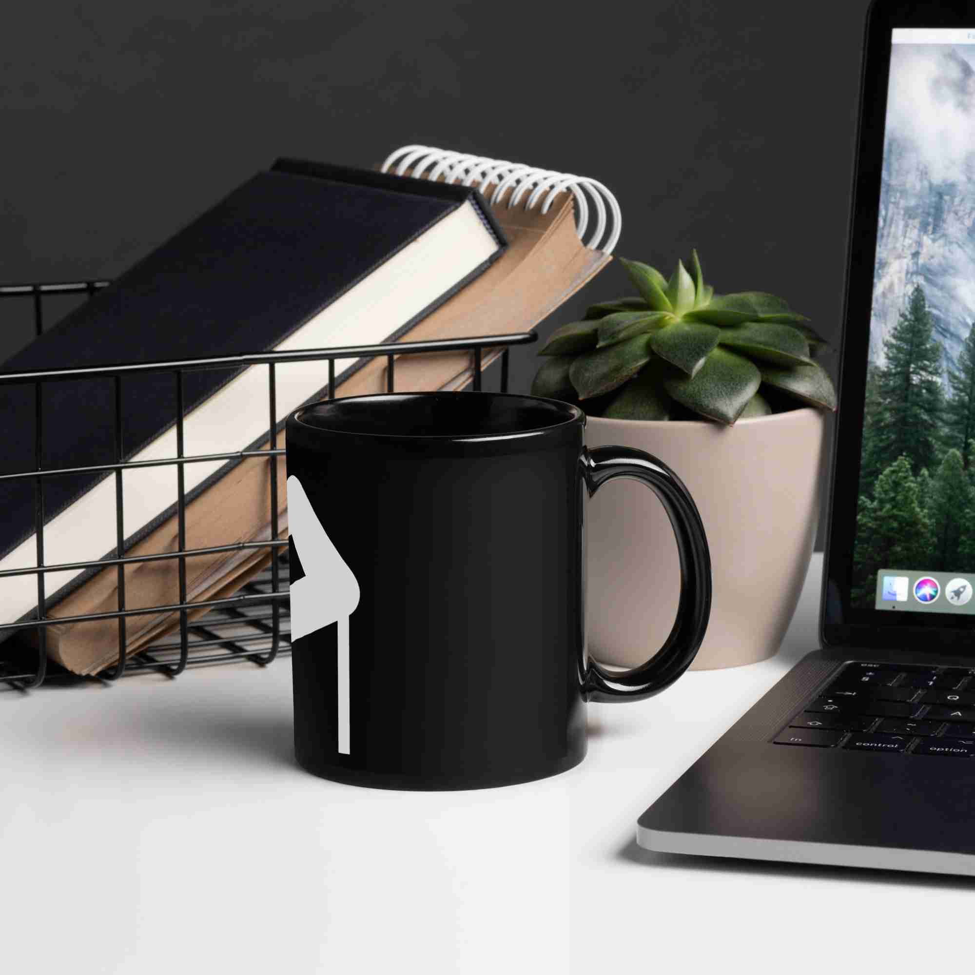 Puppedy™ Black Glossy Mug - Image 3