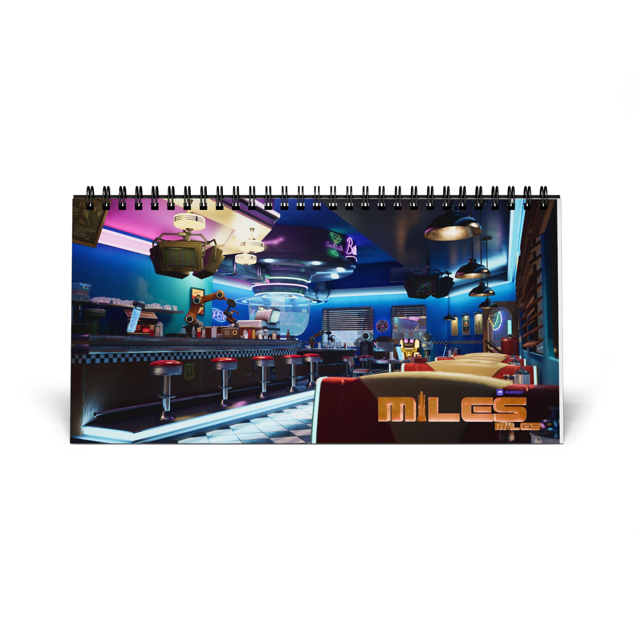 Puppedy™ Miles Desktop Calendar - 2026 - Image 2